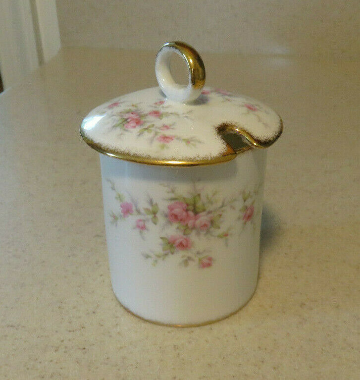 Paragon Victoriana Rose Jam Jelly Marmalade Jar W/lid Fine Bone China England